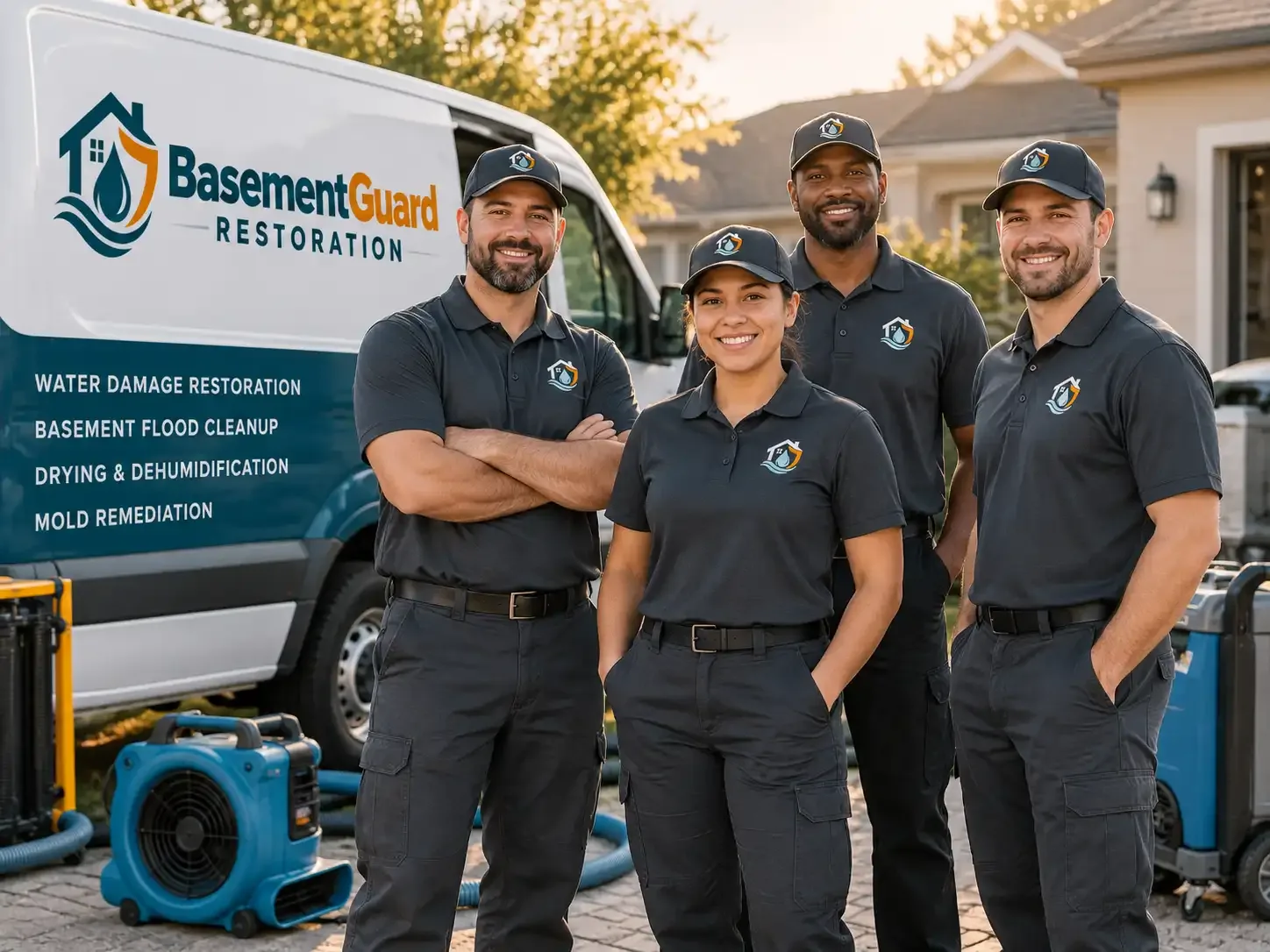 Basement Water Damage Restoration company in Branch, MI
